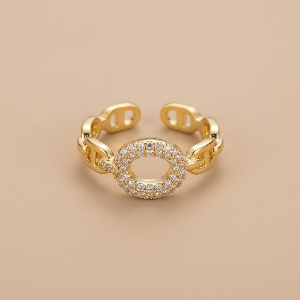 Golden Statement Ring